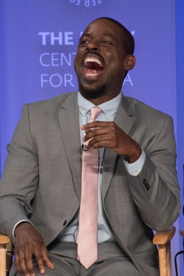 (Photo courtesy of Chris Roth, This Is Us PaleyFest 2017 15 (CC BY-SA 2.0)). Sterling K. Brown at PaleyFest 2017.