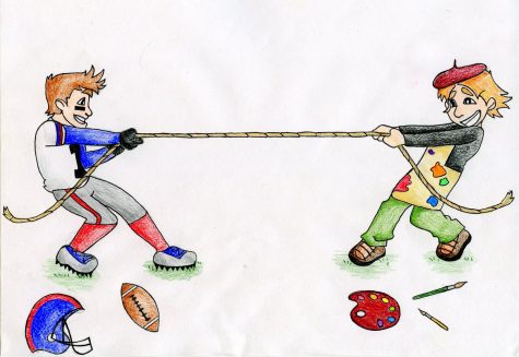 On the field or on the stage, students find common ground
