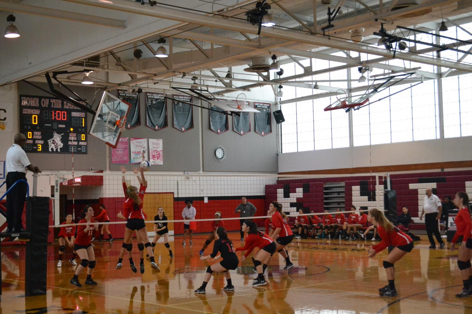 (Photo courtesy of Anna Rose Mihalik) The girls volleyball team is off to a strong start this year with an 8-1 record so far.