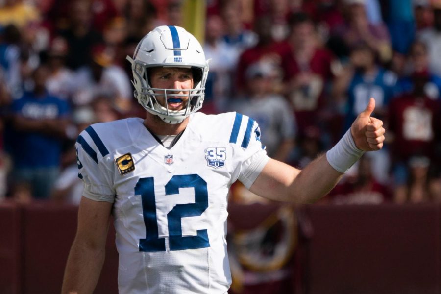 (Photo courtesy of KA Sports Photos, CC BY-SA-2.0) Andrew Luck retired after only eight years playing for the NFL.