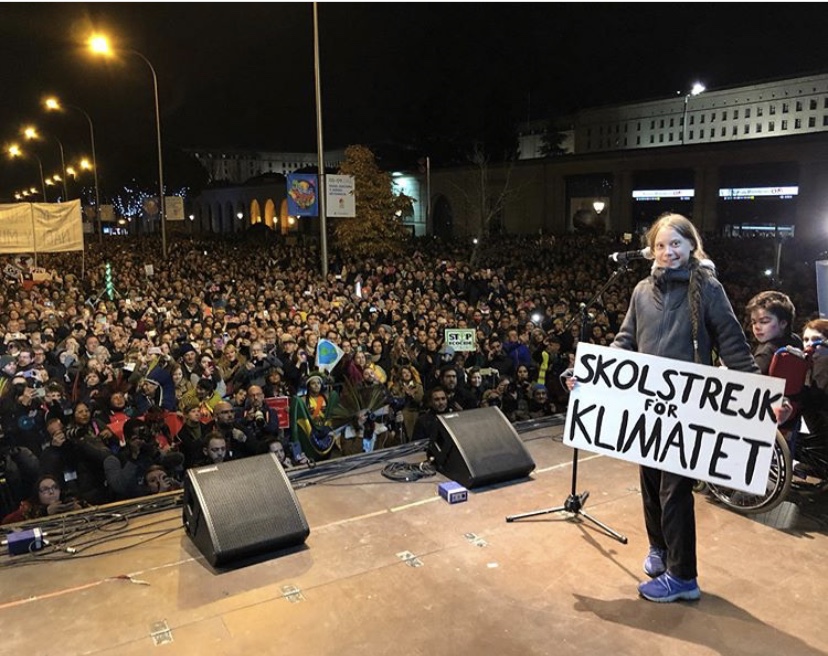 (Photo obtained from Instagram) Greta Thunberg makes waves around the world, inspiring teens to be involved in the climate change movement. 