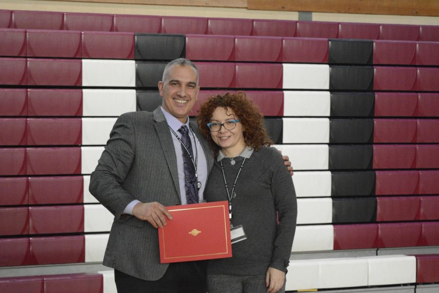 Ms. Pivetta received a nomination for her hard work in the classroom. (Photo Courtesy of Lucia Bazzarelli)