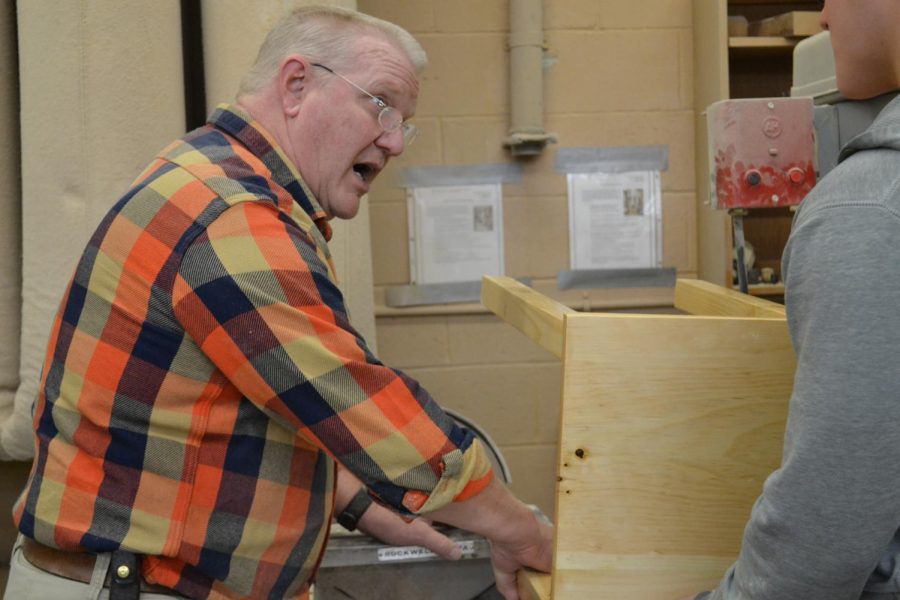 Oberg honored with Teacher of the Year, the year of his retirement. 