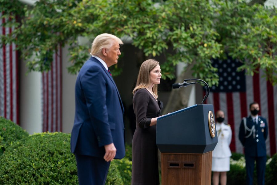 In an White House ceremony on Sept. 26, Judge Amy Coney Barrett was introduced by President Trump as the official Supreme Court nominee. 