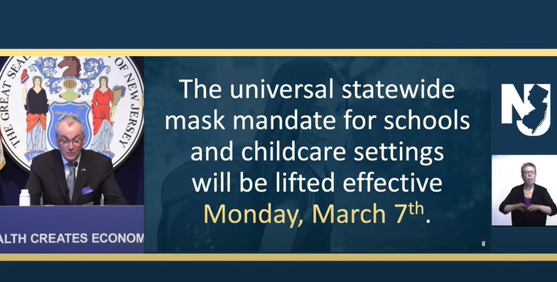 School mask mandate to be lifted in March