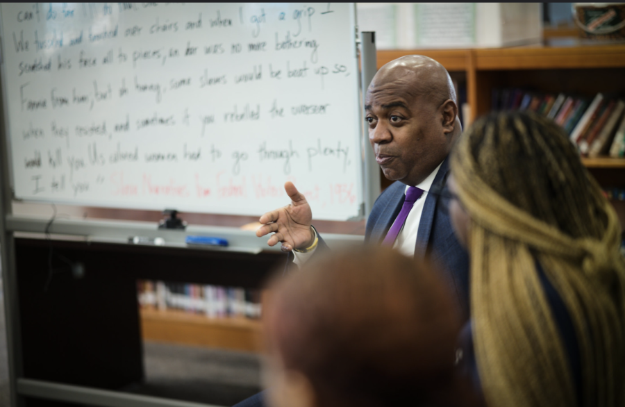 Governor Phil Murphy and Mayor Ras Baraka visited Newark High School on Feb. 14 to announce that New Jersey will be increasing the number of AP African American Studies classes offered in the state. 