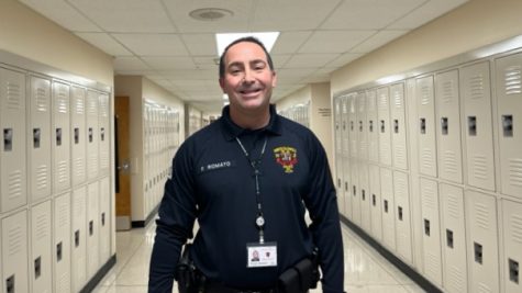 Class III Officer Frank Romayo, who walks his beat at the middle school and high school throughout the entire school day, is the new face of security at West Essex for the 2022-23 school year.