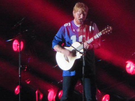 Pop megastar Ed Sheeran plays at MetLife Stadium on June 14. More than 89,000 fans attended the concert, breaking attendance records for the venue.