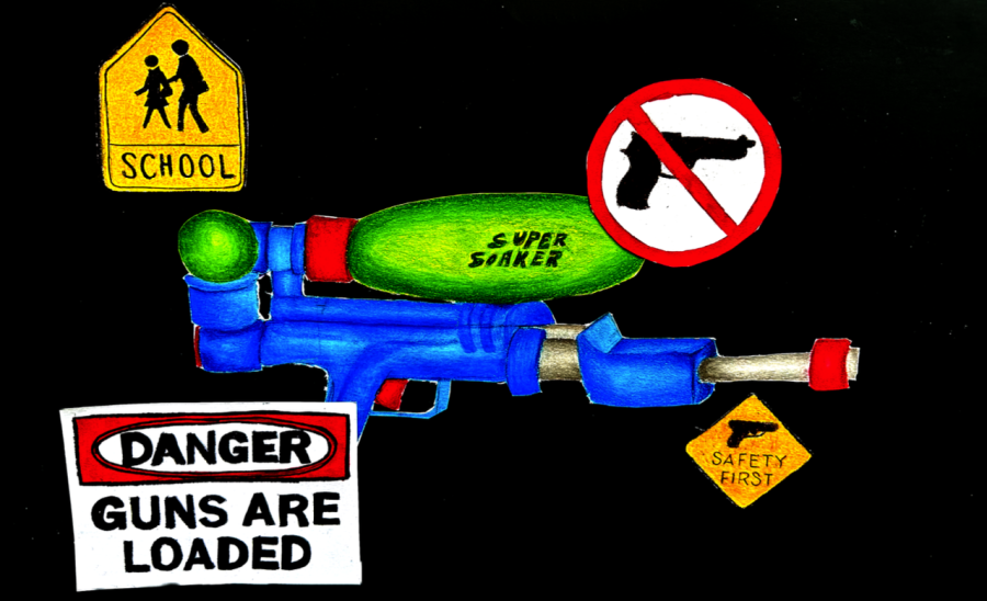 Rampant gun violence has caused an innocent toy water gun to be mistaken for a deadly weapon at West Essex.
