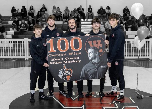 Mike Markey has carried out 100 wins as the head coach for West Essex Wrestling.