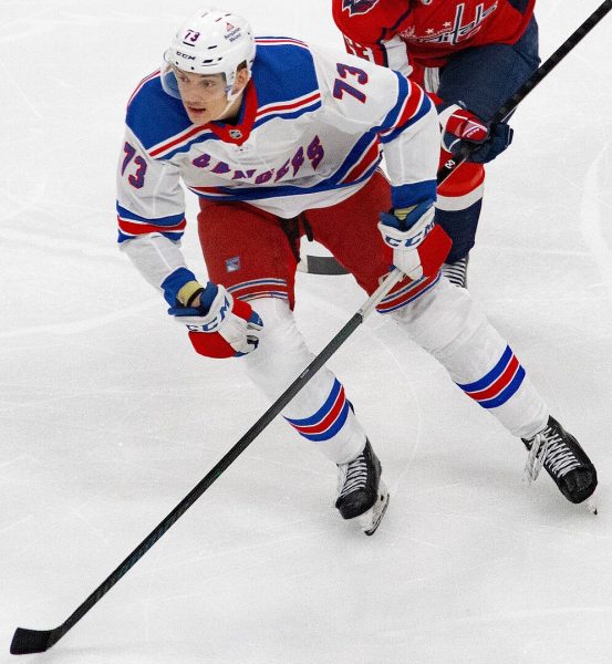 Matt Rempe has made a name for himself as an enforcer his rookie season this year with the Rangers.