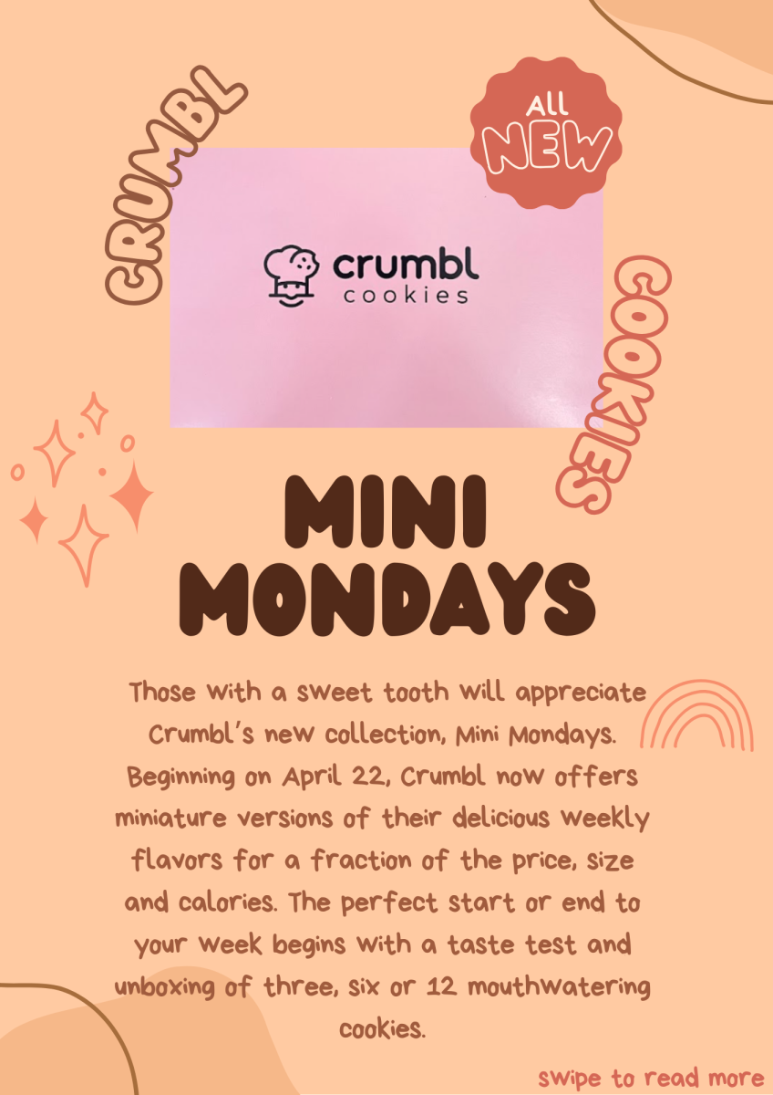 Crumbl Cookies make Mondays sweeter with Mini Mondays