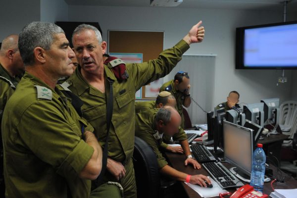 The Israel Defense Forces discuses an operation that they are considering taking.  