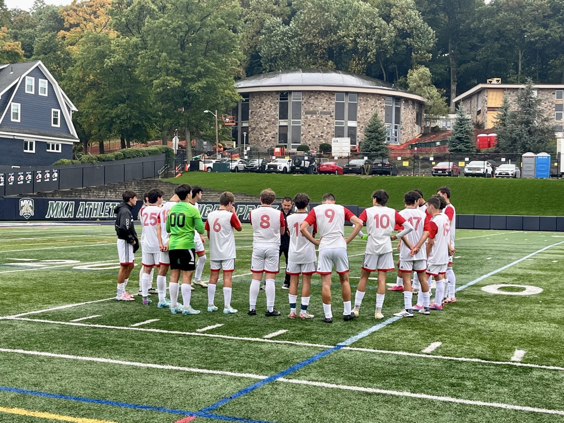 Boys soccer continues their winning season. 