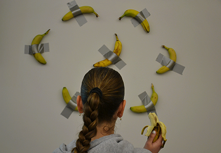 Arts & Culture’s interpretation of the $6.2 million duct-taped banana artwork “Comedian” by Maurizio Cattelan. Such art trends can be frustrating.