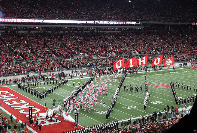 The Ohio State Buckeyes take the field with confidence and grit to claim the National Championship title. 