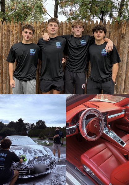 Founders (from left) Gary Buccino, Colagio Fiore, Sean Lehr and Luca Tartara run Essex Mobile Detailing.