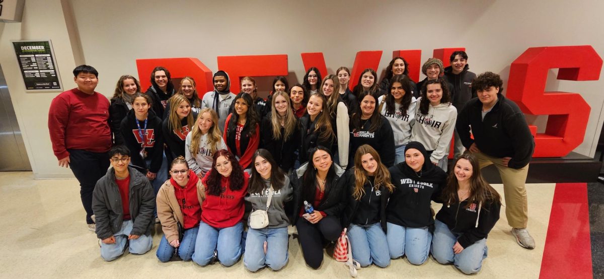 Students and staff in the West Essex music department coordinated an impressive performance for familes, friends and hockey fans to enjoy at a New Jersey Devils game on Dec. 1.
