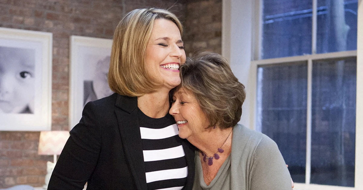 Nancy Guthrie, who went missing from her home on Feb. 1, embraces her daughter, journalist Savannah Guthrie, in a file photo. 