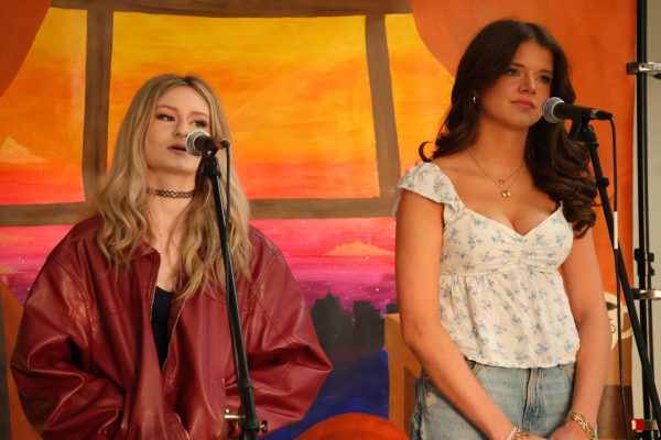 Brielle Przybylinski and Sophia Kulesa singing "Spring Into Summer" by Lizzy McAlpine.